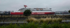The Spirit of Tasmania - leaving for the night trip on the 26th Feb